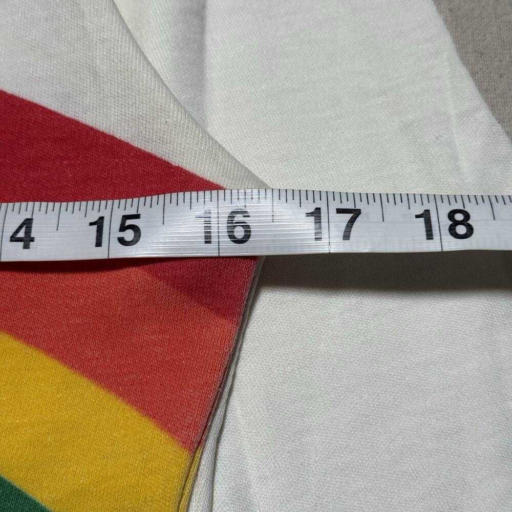 Vtg 1982 Worlds Fair Knoxville Tennessee Raglan T Shirt L Rainbow Single Stitch - Picture 6 of 9